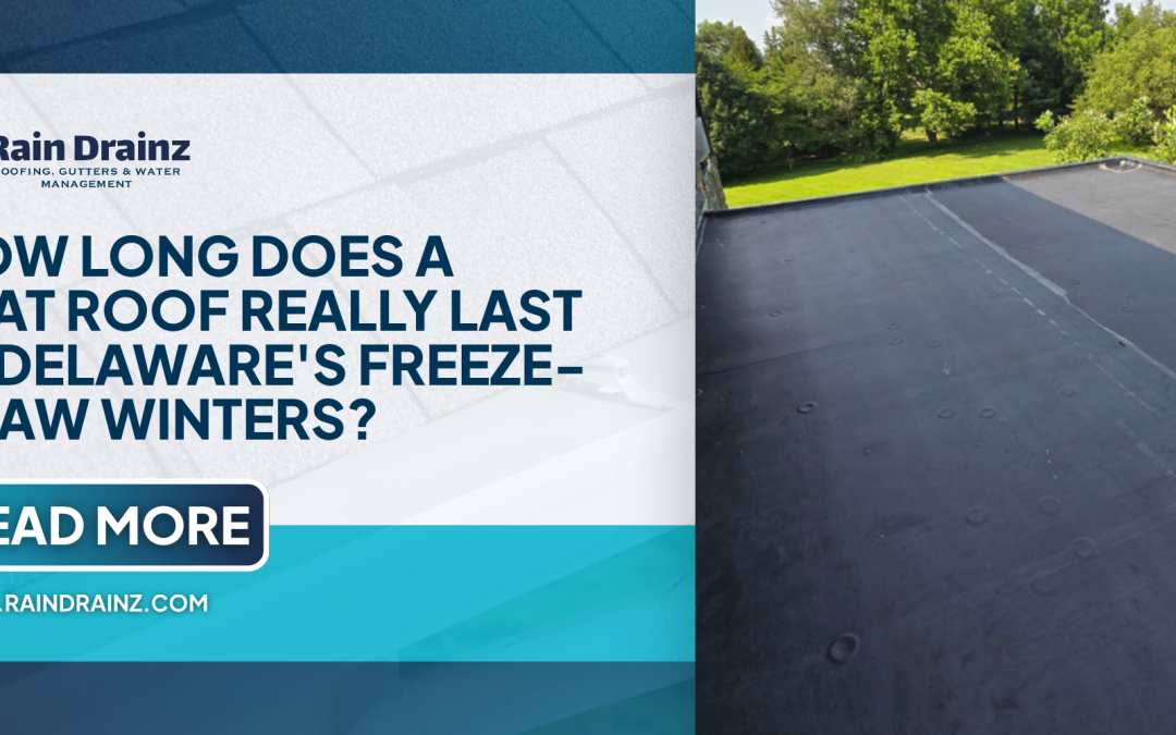 How Long Does a Flat Roof Really Last in Delaware’s Freeze-Thaw Winters?